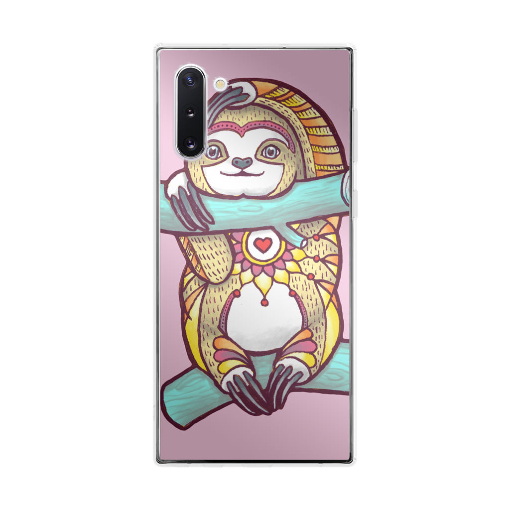 Mandala Sloth Galaxy Note 10 Case