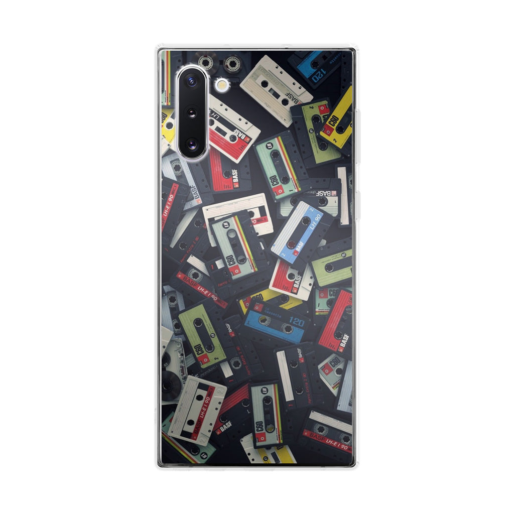 Old Vintage Cassettes Galaxy Note 10 Case