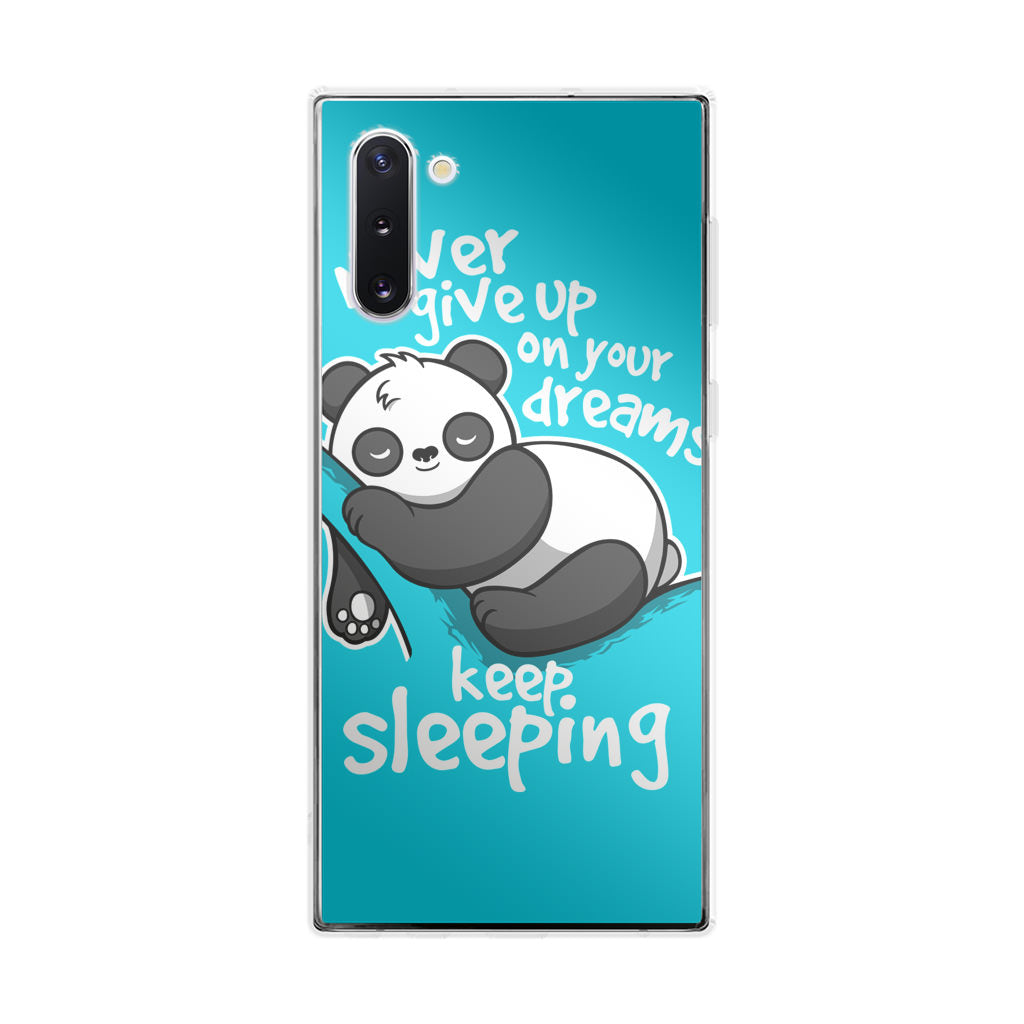 Panda Keep Sleeping Galaxy Note 10 Case