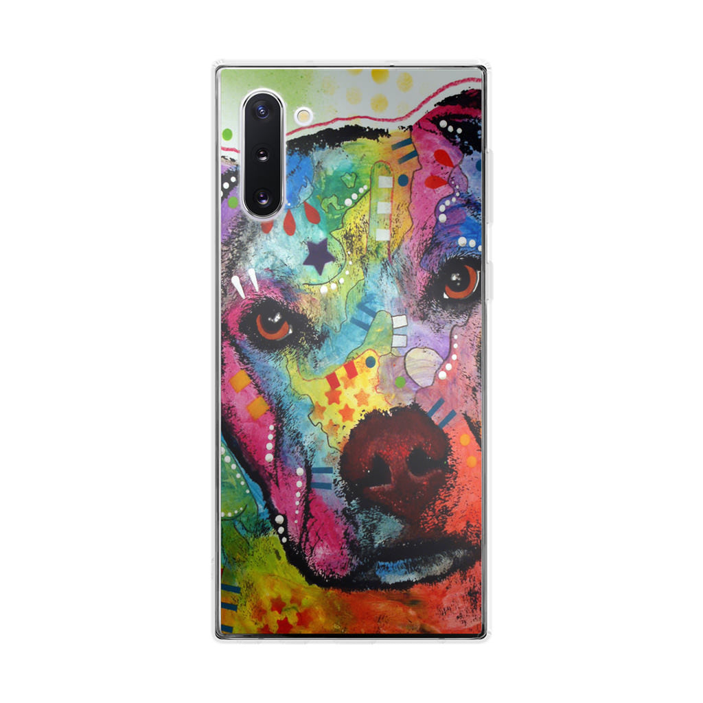 Pitbull Love Painting Galaxy Note 10 Case