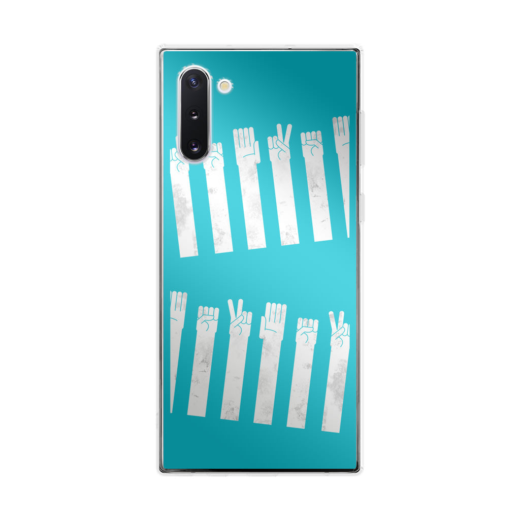 Rock Paper Scissors Zebra Crossing Galaxy Note 10 Case