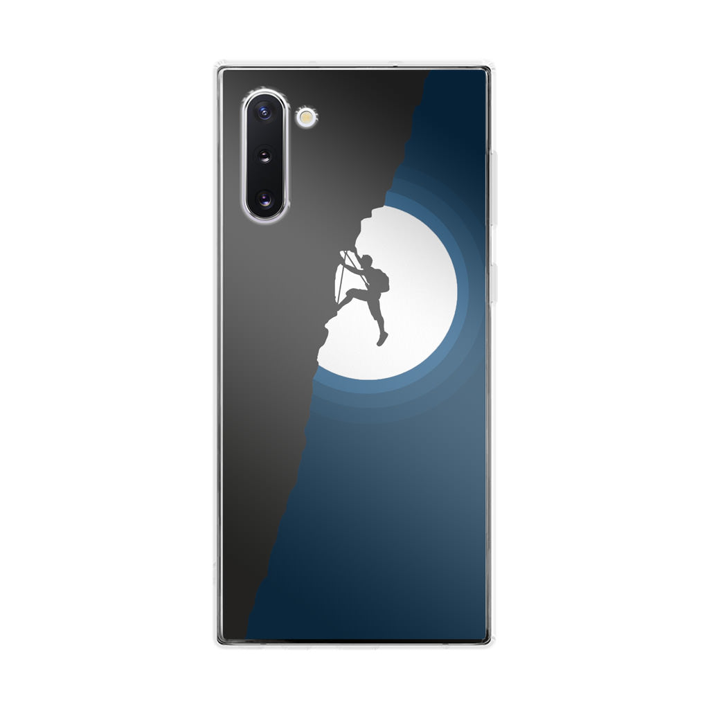 Silhouette of Climbers Galaxy Note 10 Case