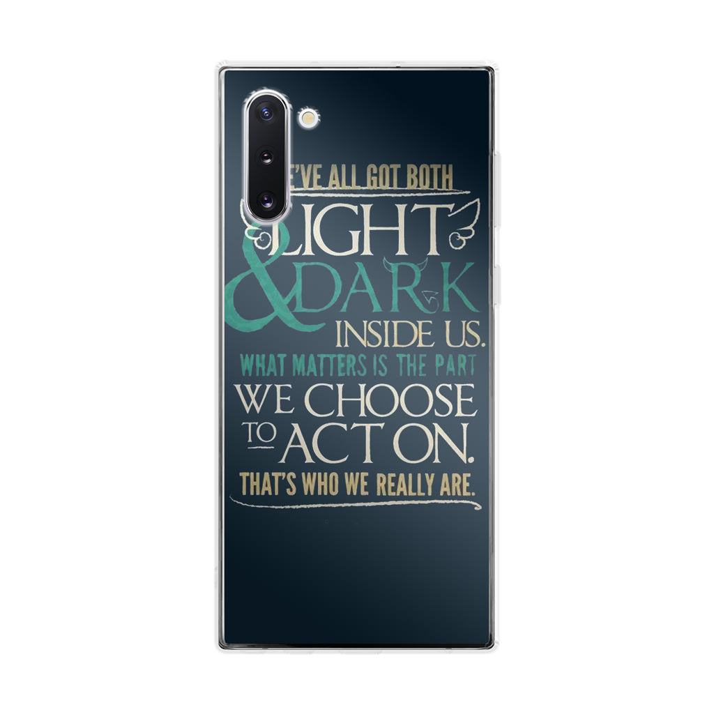 Sirius Black Quotes Galaxy Note 10 Case