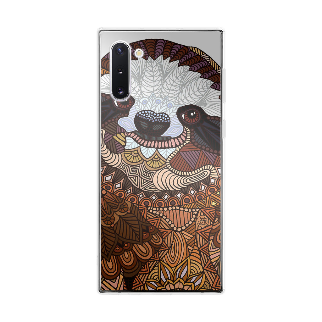 Sloth Ethnic Pattern Galaxy Note 10 Case