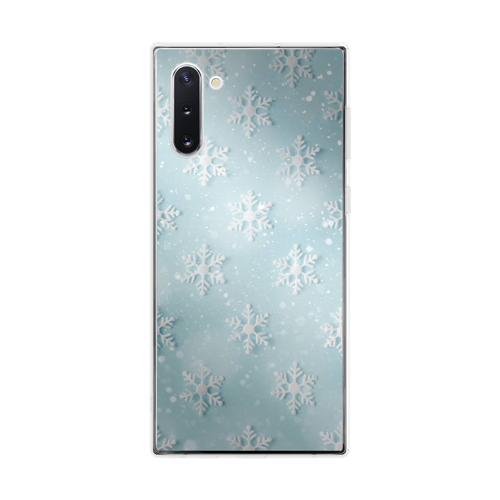 Snowflakes Pattern Galaxy Note 10 Case