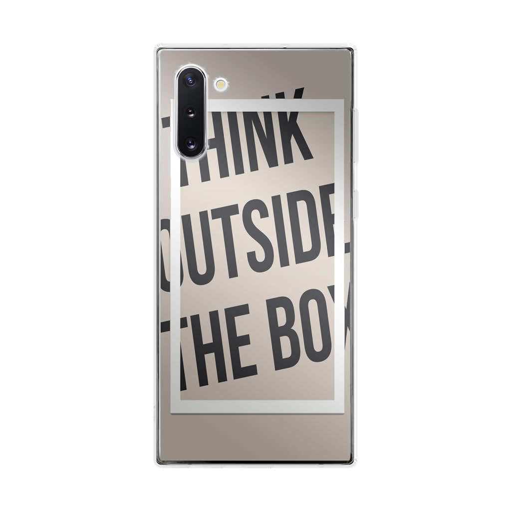 Think Outside The Box Galaxy Note 10 Case
