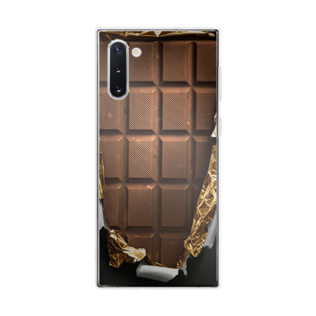 Unwrapped Chocolate Bar Galaxy Note 10 Case