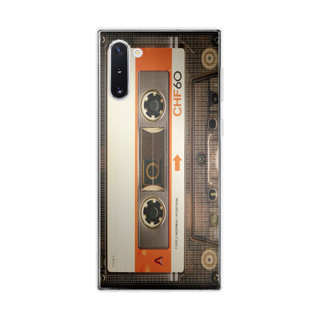 Vintage Audio Cassette Galaxy Note 10 Case