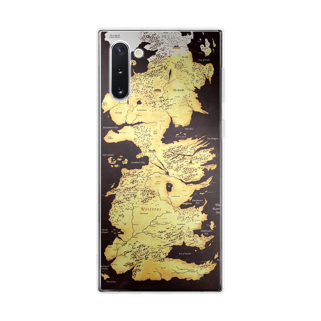 Westeros Map Galaxy Note 10 Case