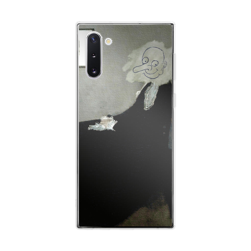 Whistler's Mother by Mr. Bean Galaxy Note 10 Case