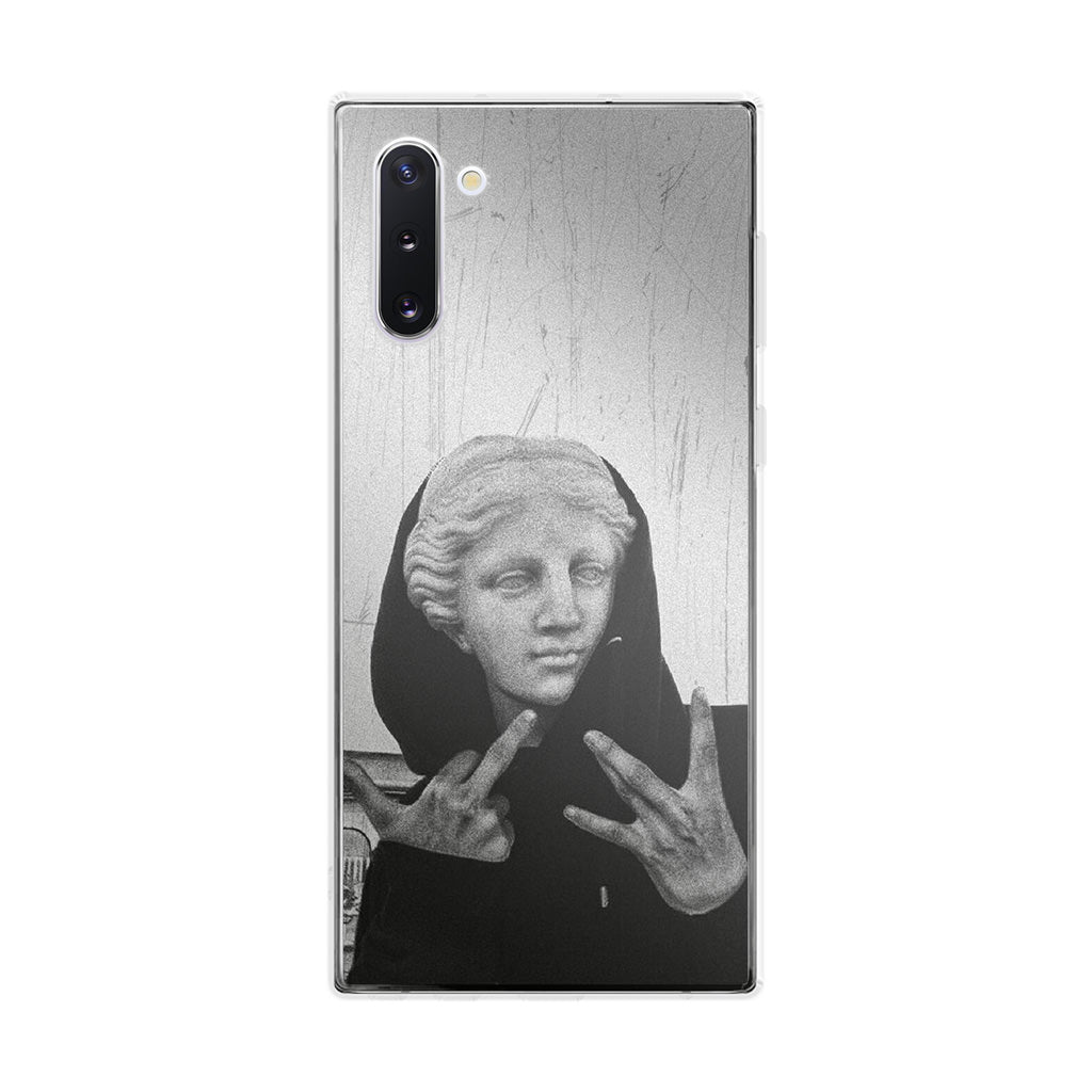 Greek Statue Wearing Hoodie Galaxy Note 10 Case