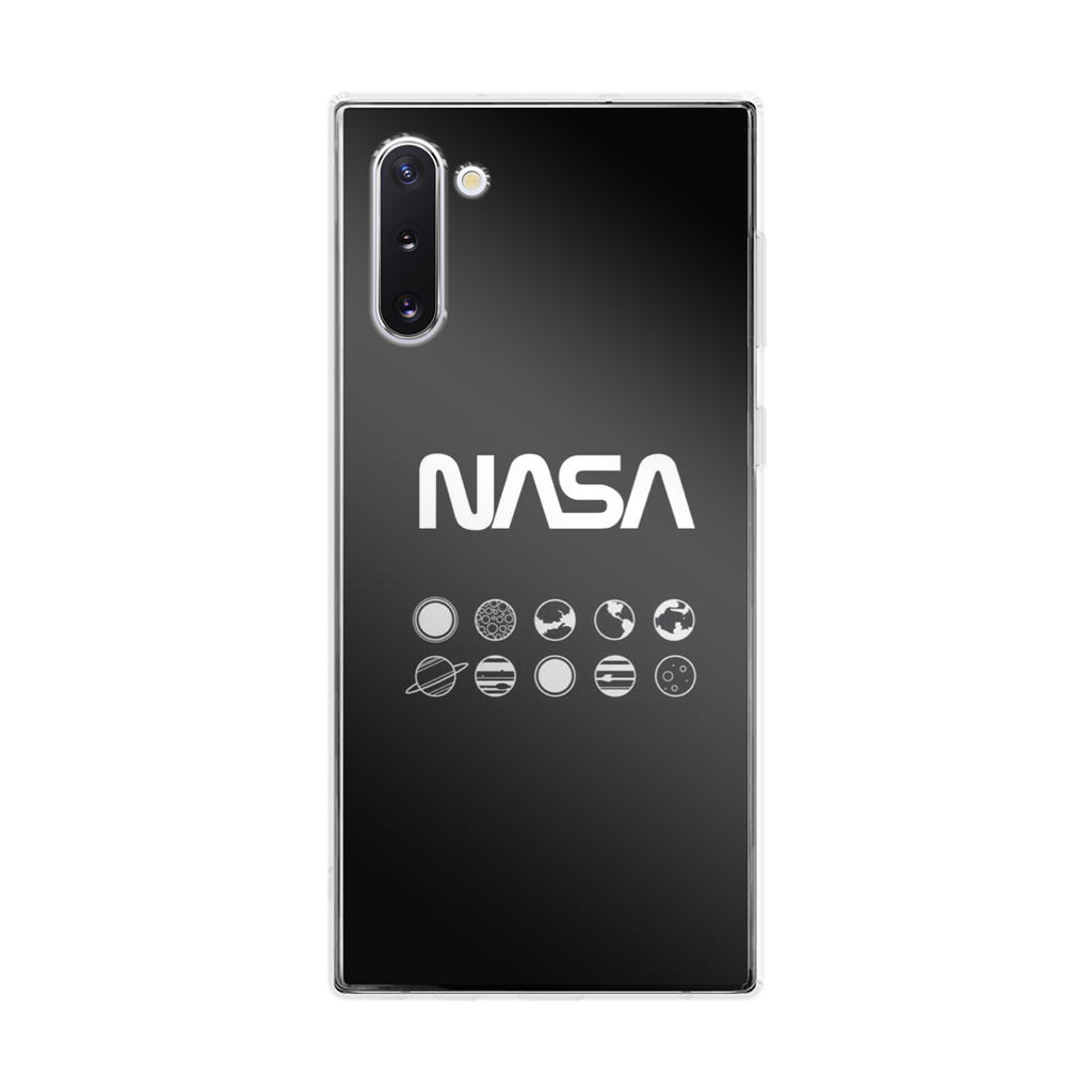 NASA Minimalist Galaxy Note 10 Case