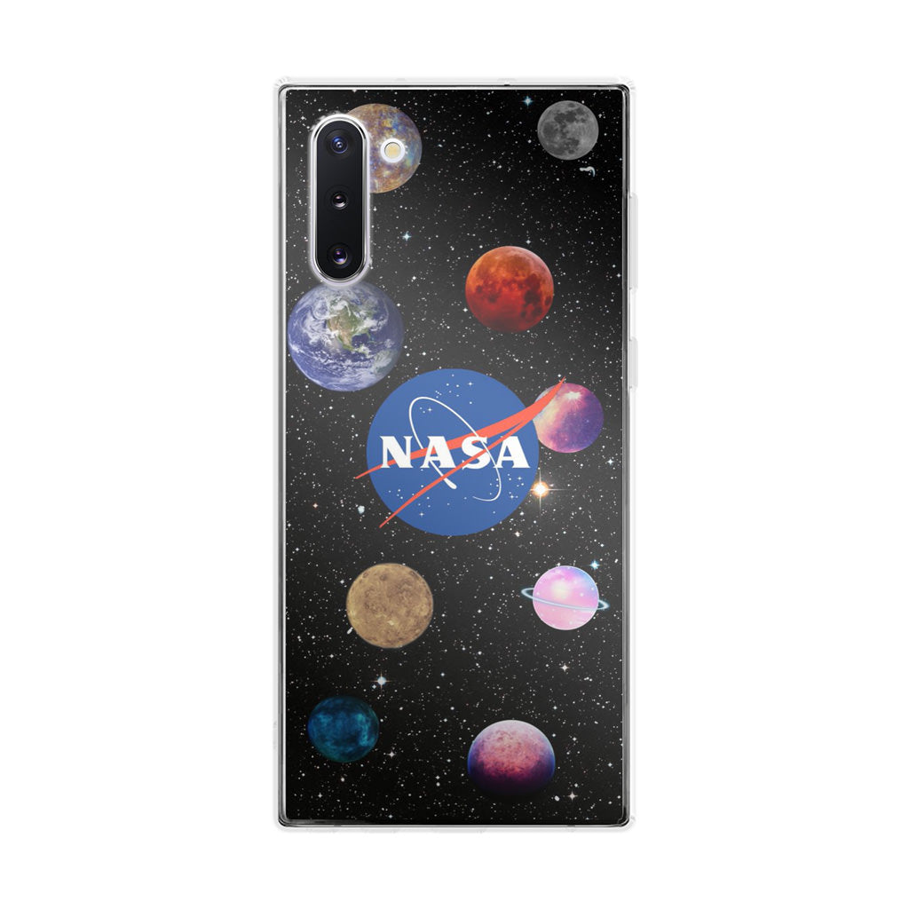 NASA Planets Galaxy Note 10 Case