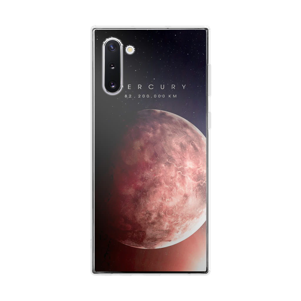 Planet Mercury Galaxy Note 10 Case