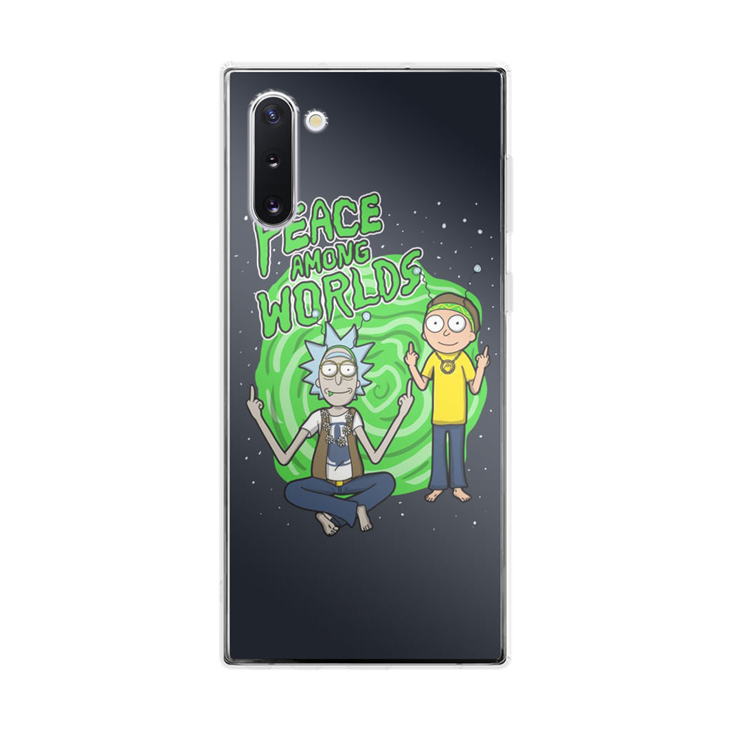 Rick And Morty Peace Among Worlds Galaxy Note 10 Case