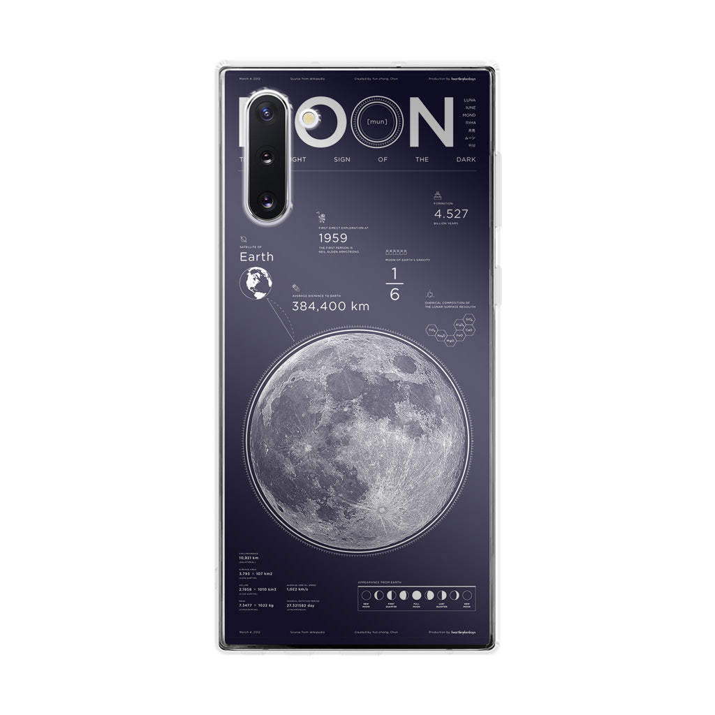 The Moon Galaxy Note 10 Case