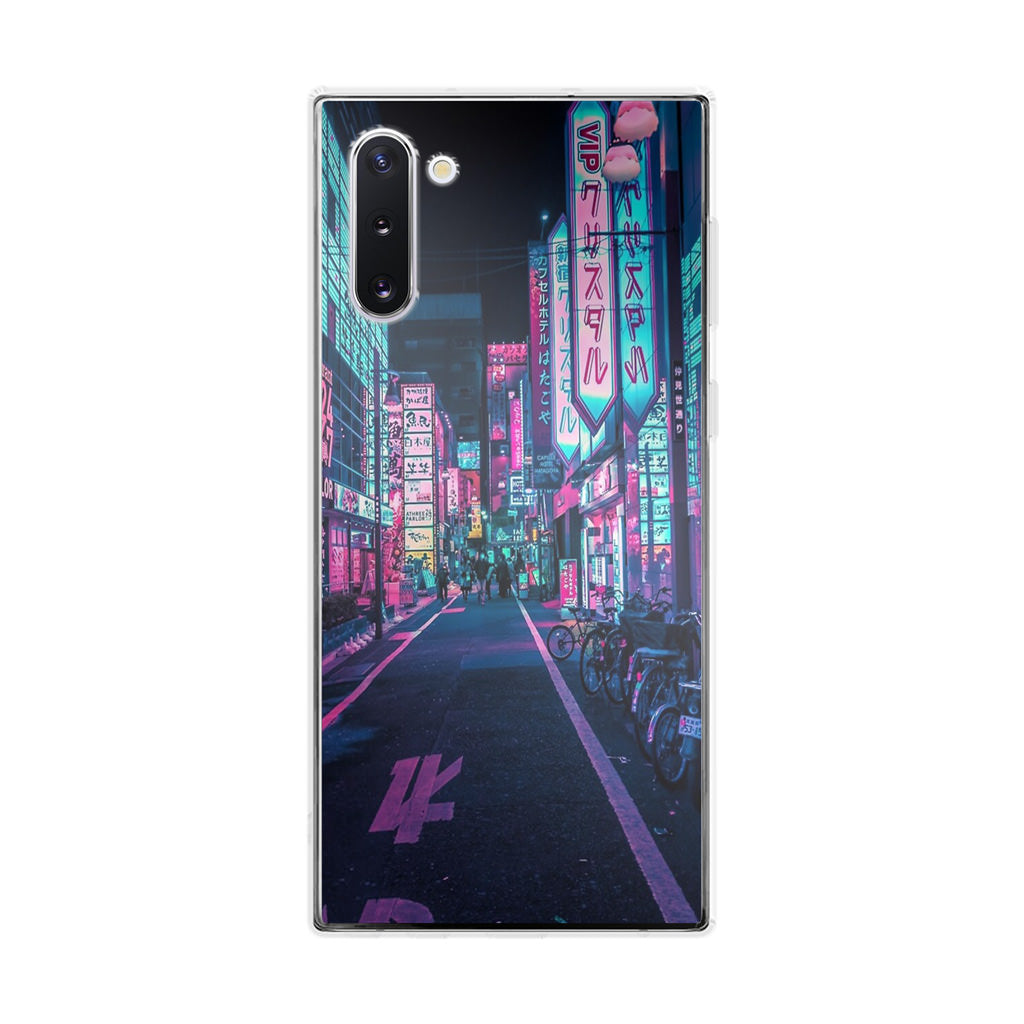 Tokyo Street Wonderful Neon Galaxy Note 10 Case