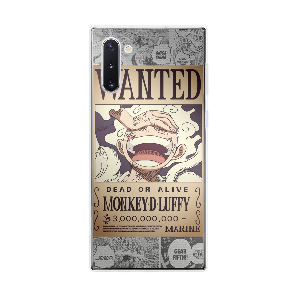 Gear 5 Wanted Poster Galaxy Note 10 Case