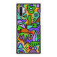 Abstract Colorful Doodle Art Galaxy Note 10 Plus Case