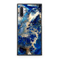 Abstract Golden Blue Paint Art Galaxy Note 10 Plus Case