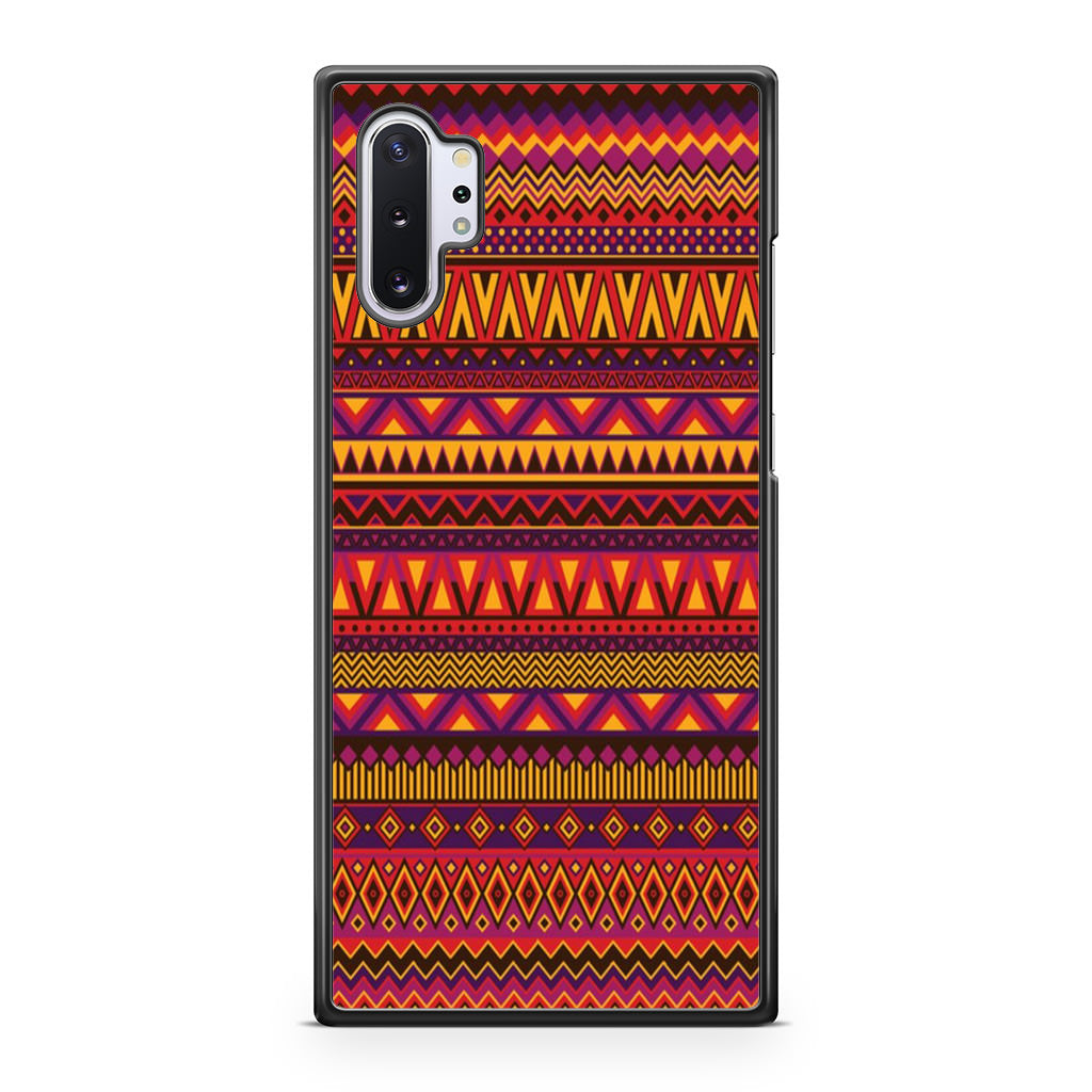 African Aztec Pattern Galaxy Note 10 Plus Case