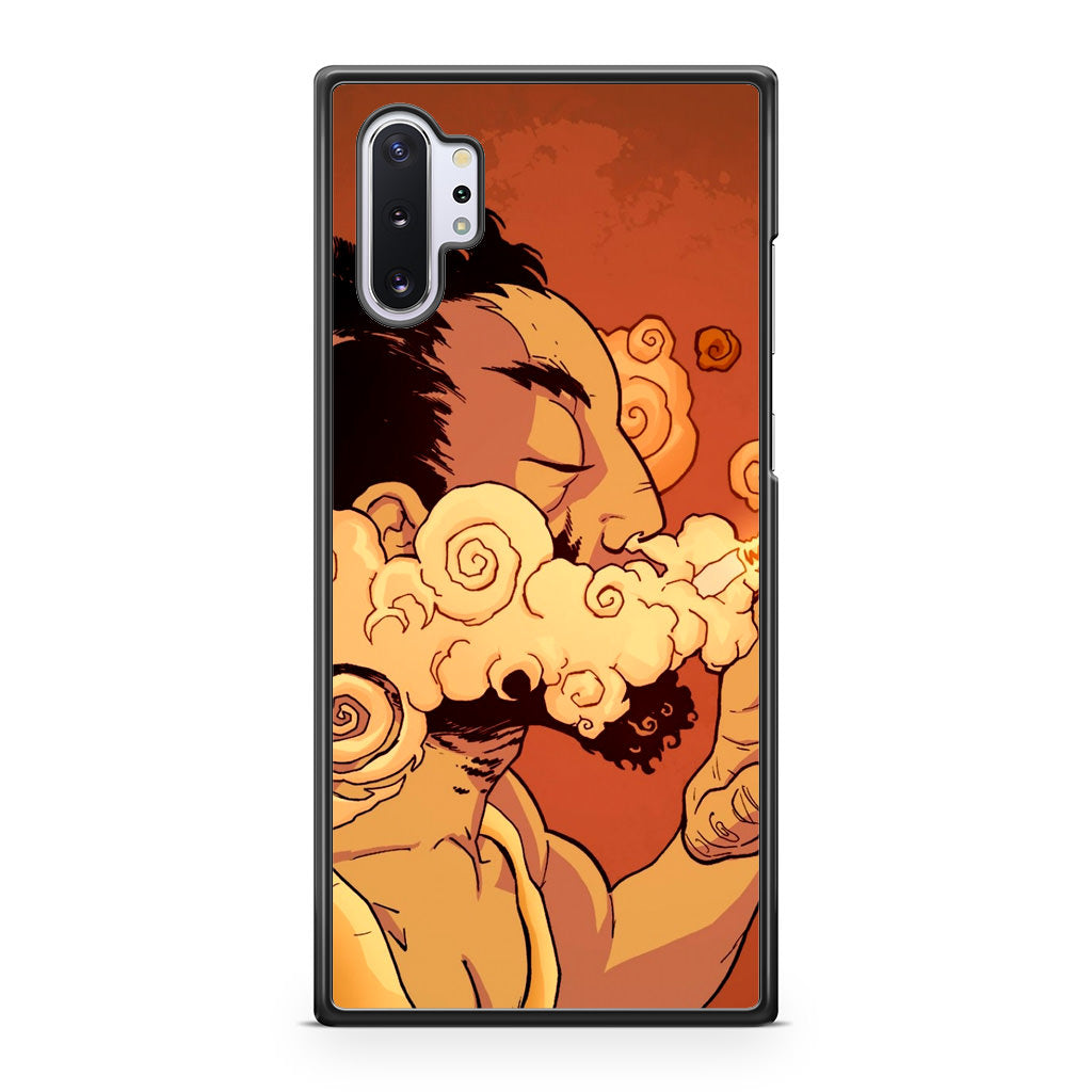 Artistic Psychedelic Smoke Galaxy Note 10 Plus Case