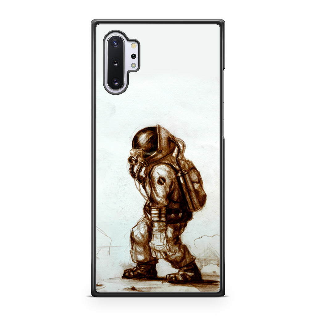 Astronaut Heavy Walk Galaxy Note 10 Plus Case