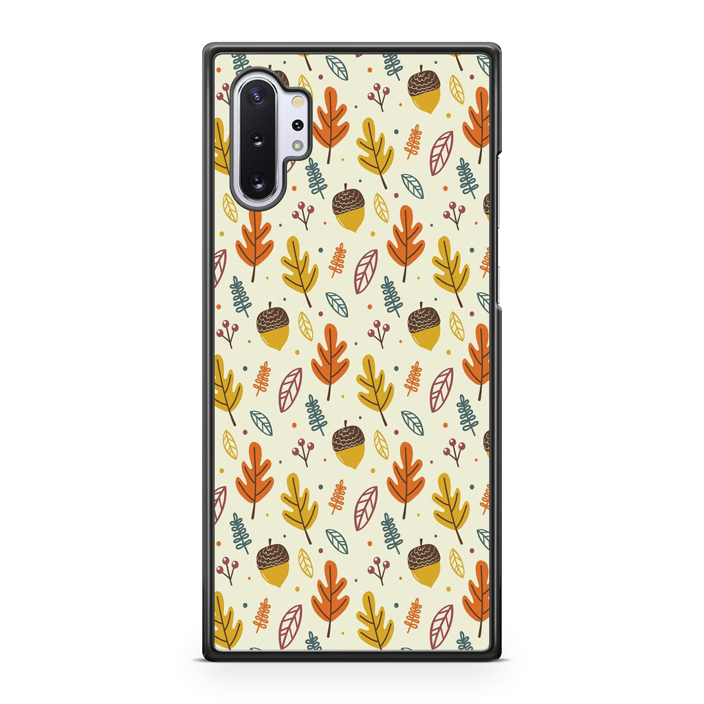 Autumn Things Pattern Galaxy Note 10 Plus Case