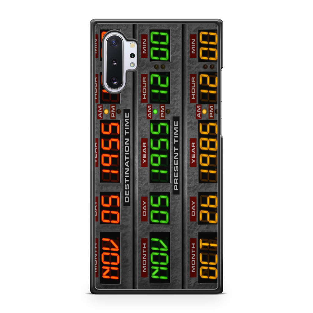 Back To The Future Time Circuits Galaxy Note 10 Plus Case