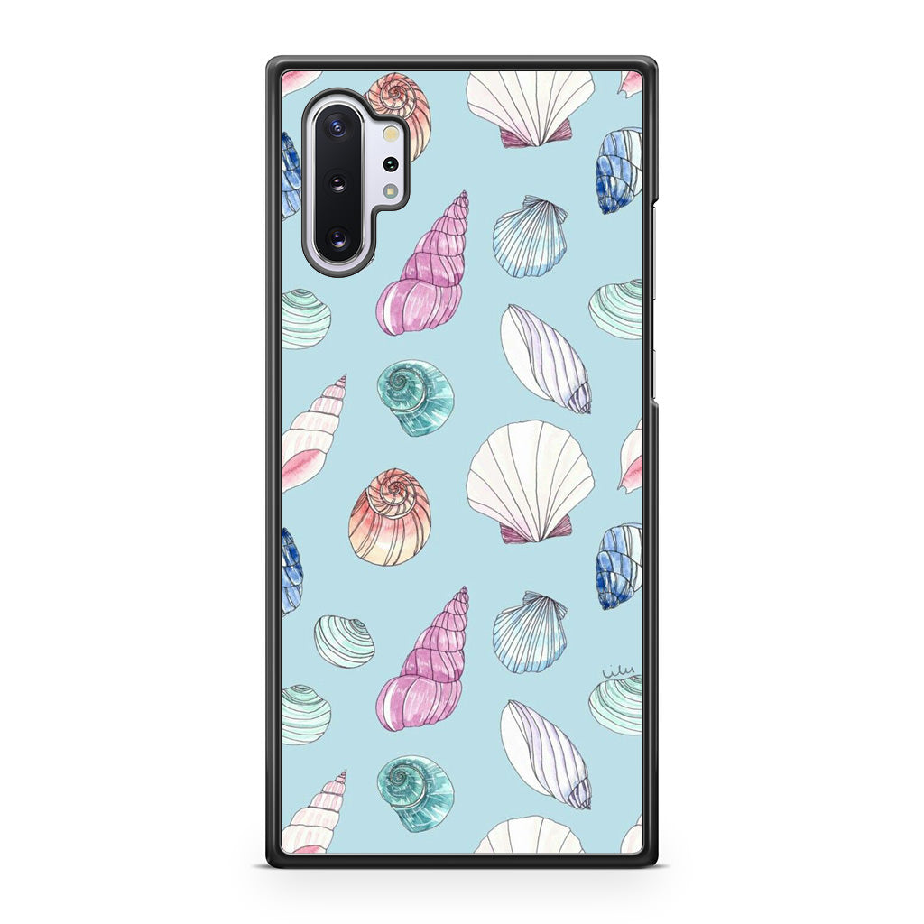 Beach Shells Pattern Galaxy Note 10 Plus Case