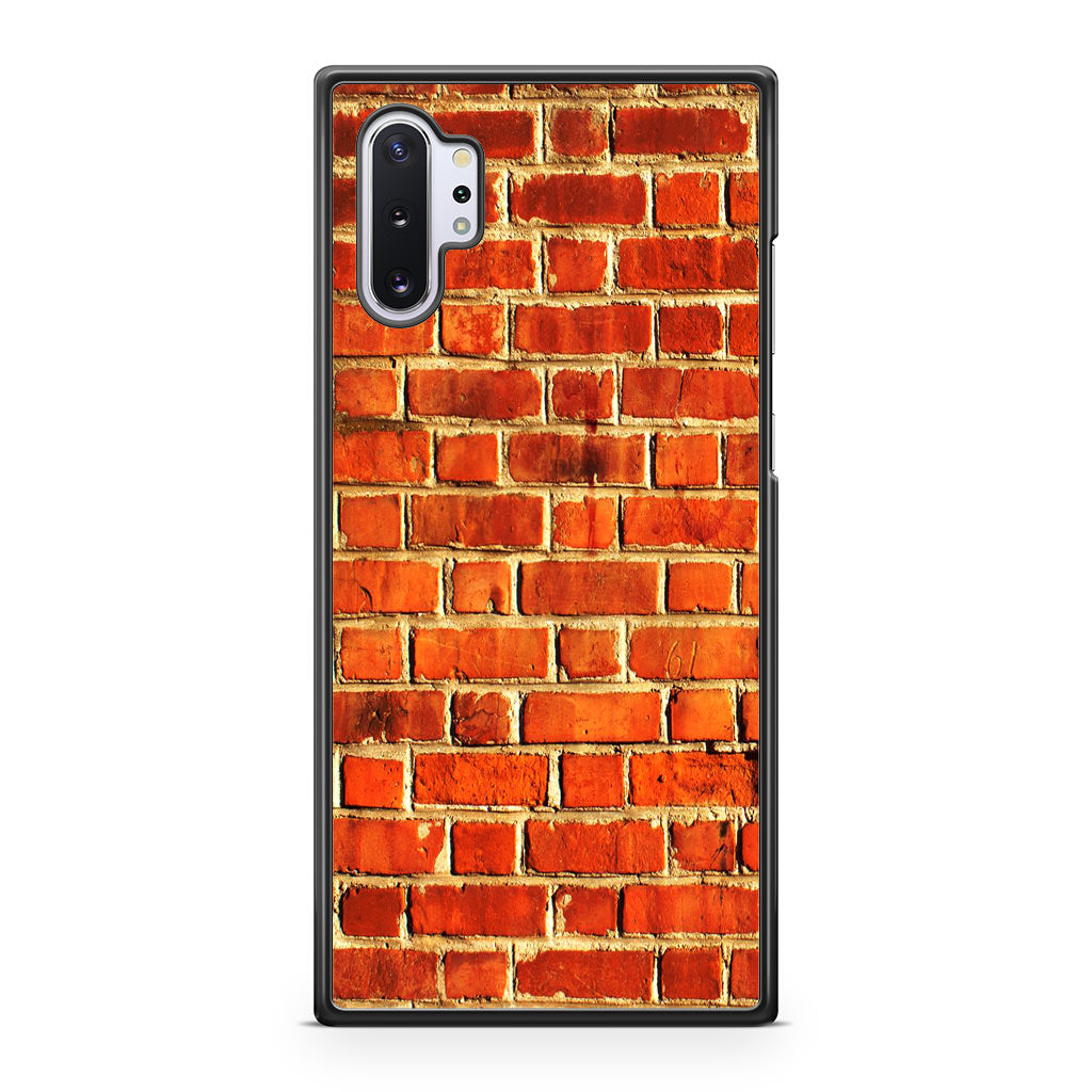 Brick Wall Pattern Galaxy Note 10 Plus Case