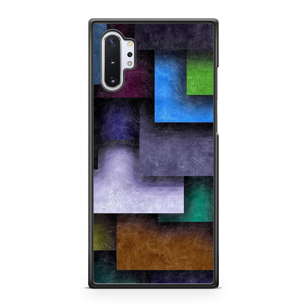 Colorful Rectangel Art Galaxy Note 10 Plus Case