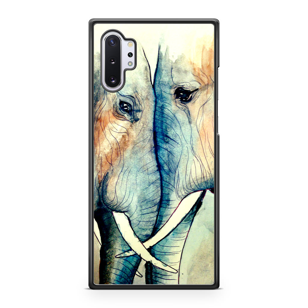 Elephants Sadness Galaxy Note 10 Plus Case