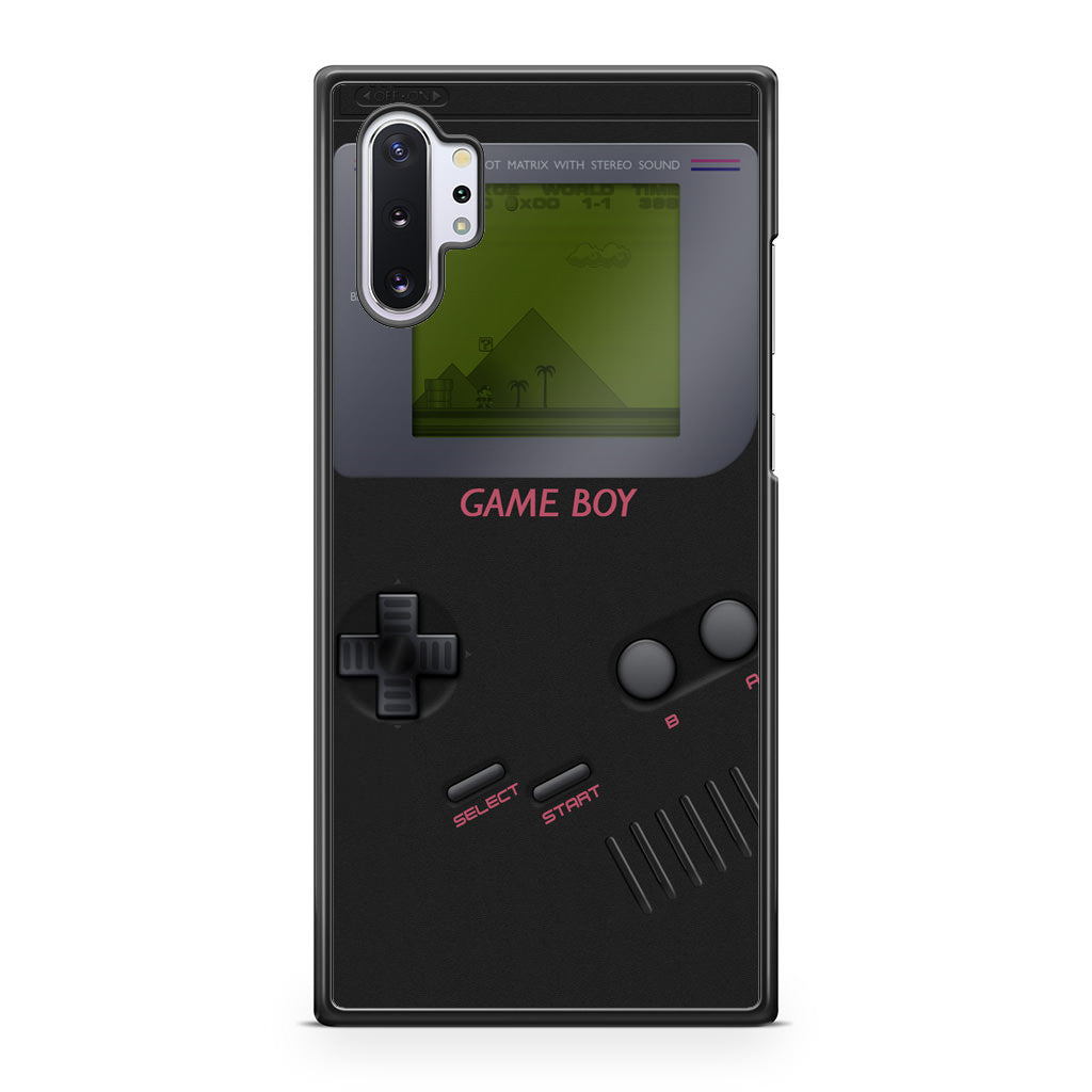 Game Boy Black Model Galaxy Note 10 Plus Case