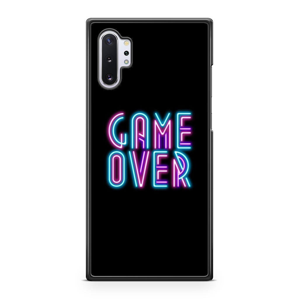 Game Over Neon Galaxy Note 10 Plus Case