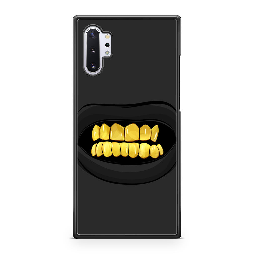 Gold Grillz Galaxy Note 10 Plus Case