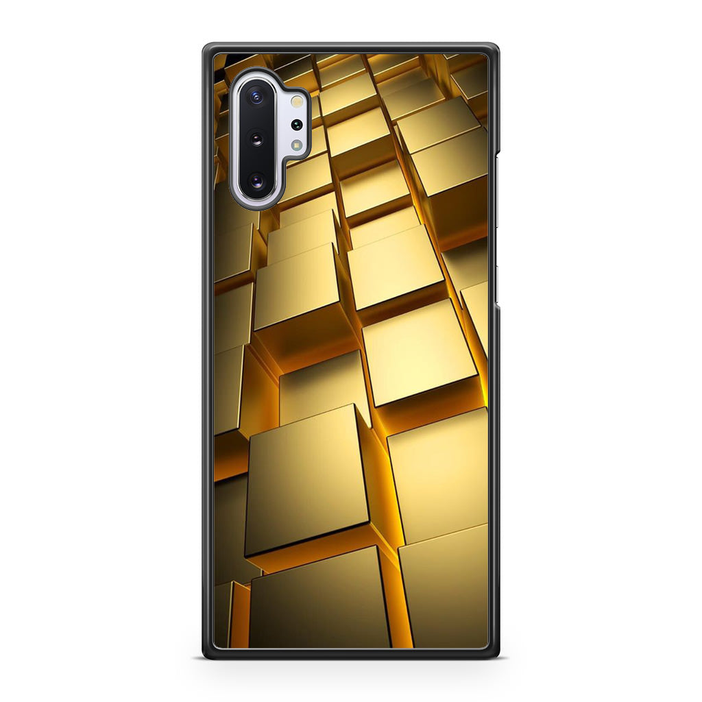 Golden Cubes Galaxy Note 10 Plus Case