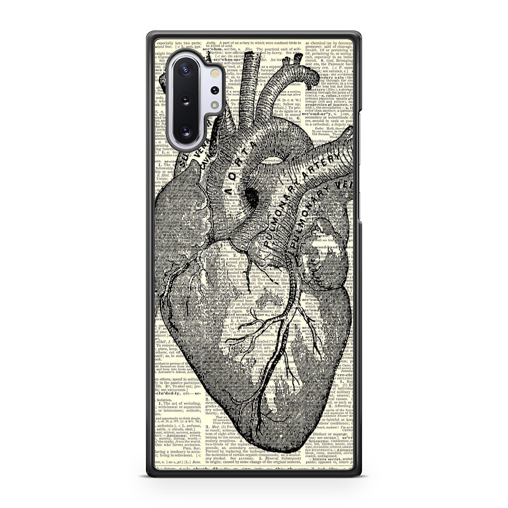 Heart Book Art Galaxy Note 10 Plus Case