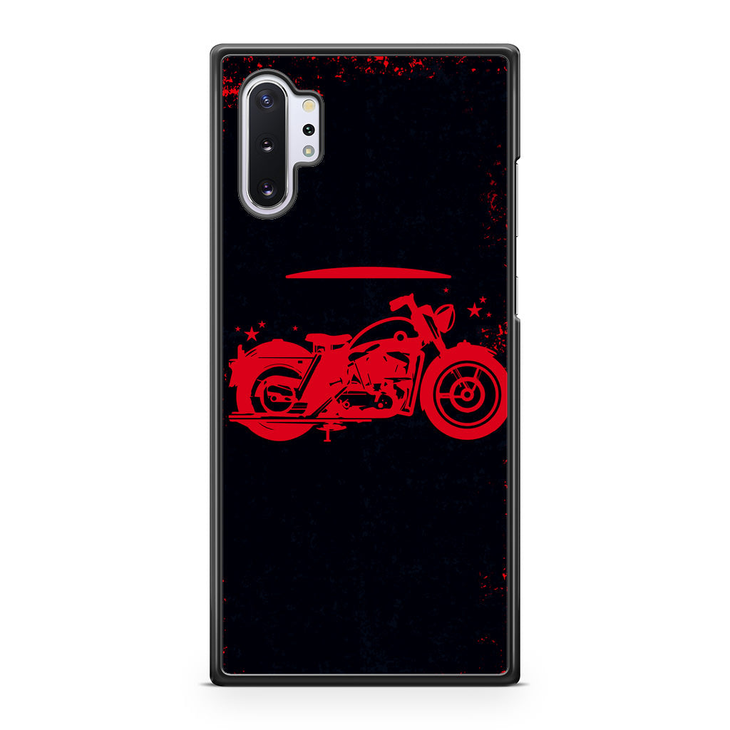 Motorcycle Red Art Galaxy Note 10 Plus Case