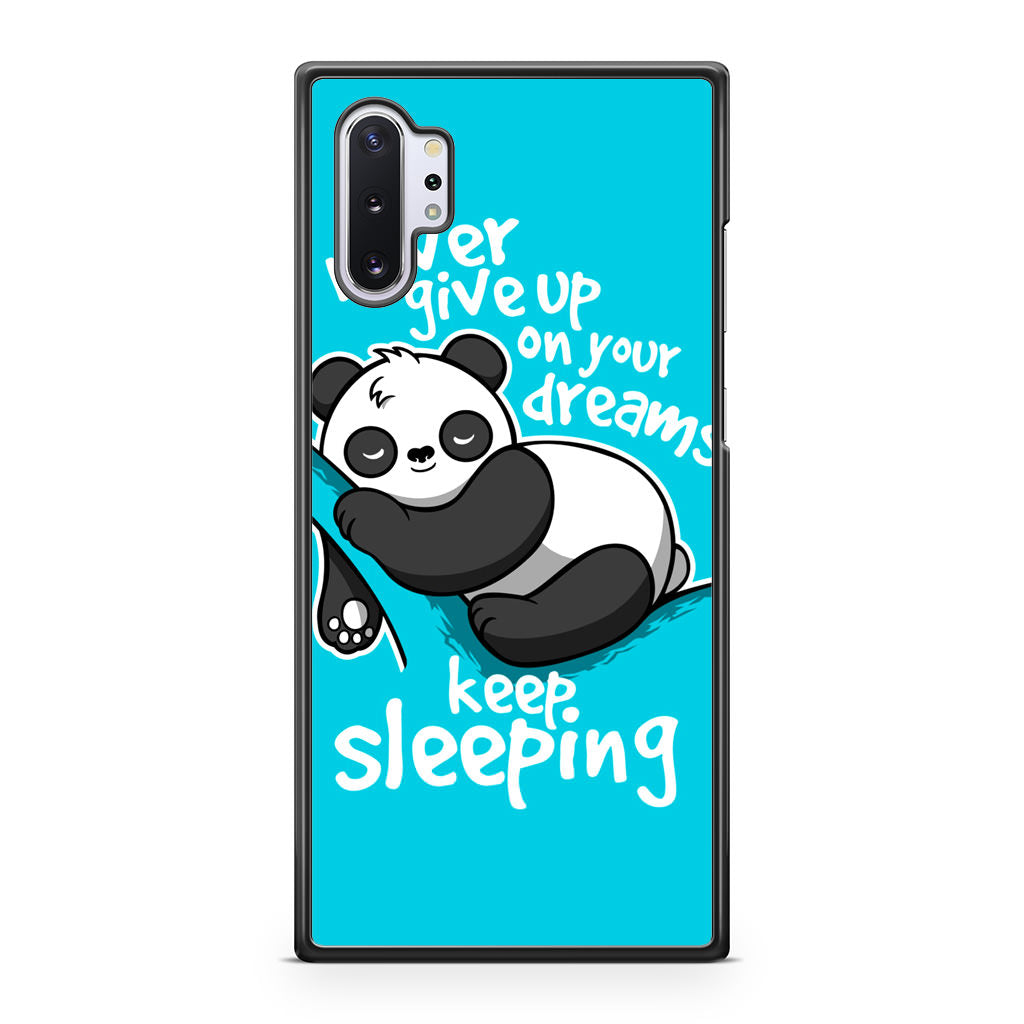 Panda Keep Sleeping Galaxy Note 10 Plus Case