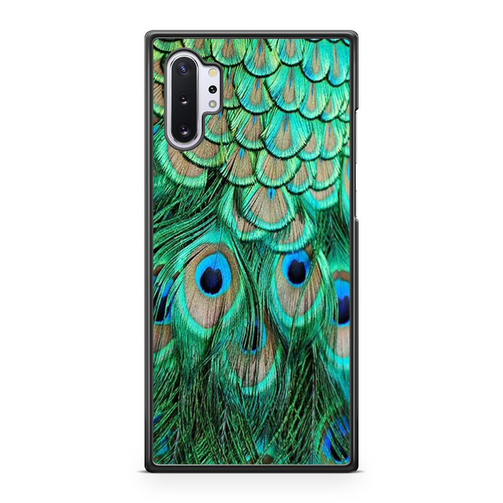 Peacock Feather Galaxy Note 10 Plus Case