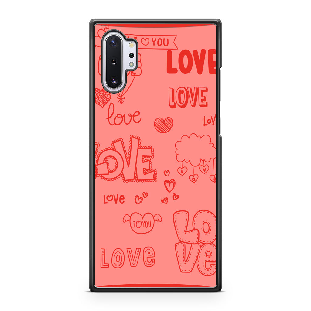 Pink Lover Galaxy Note 10 Plus Case