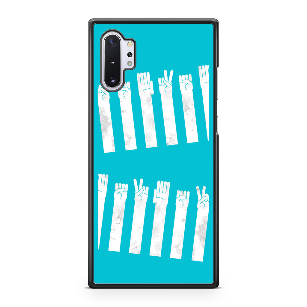 Rock Paper Scissors Zebra Crossing Galaxy Note 10 Plus Case