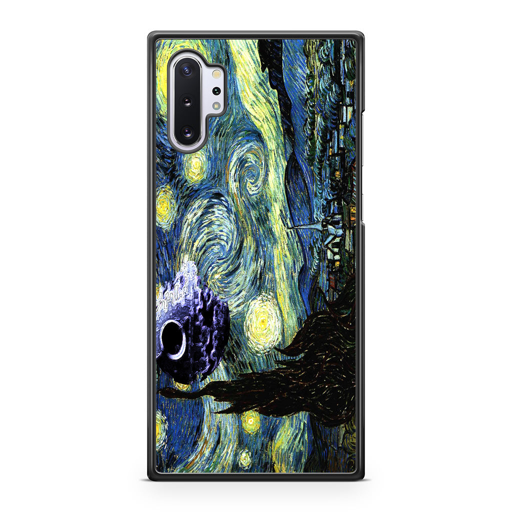 Skellington on a Starry Night Galaxy Note 10 Plus Case