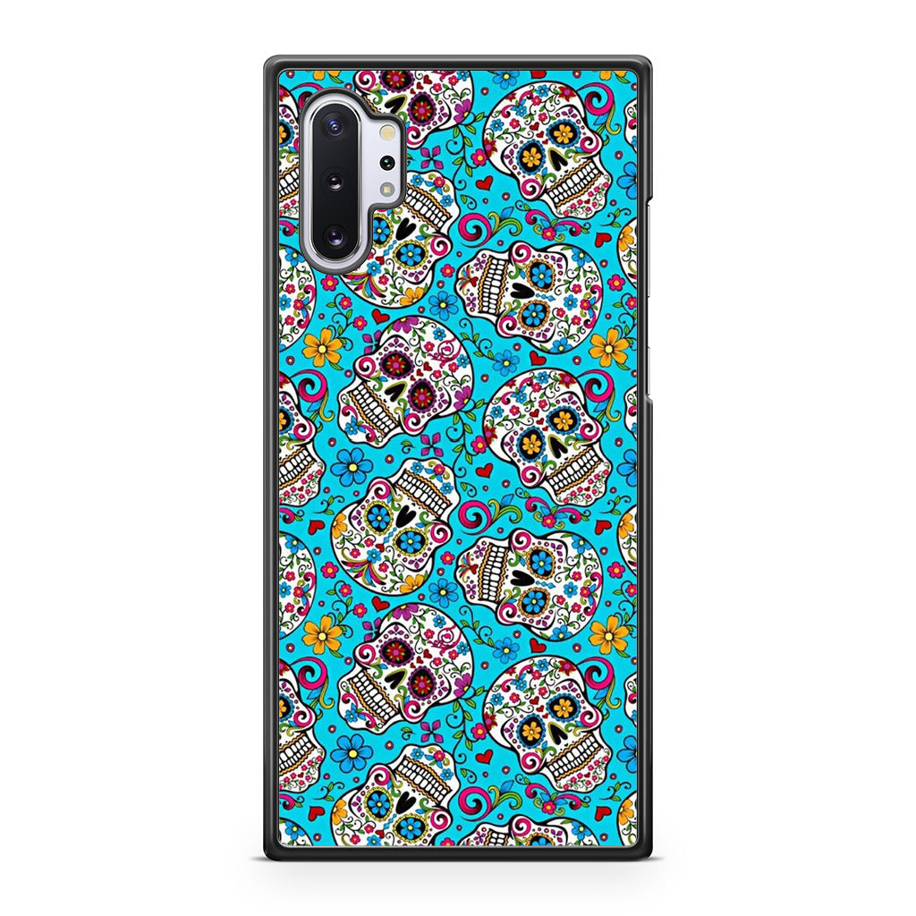 Skull Floral Sugar Galaxy Note 10 Plus Case