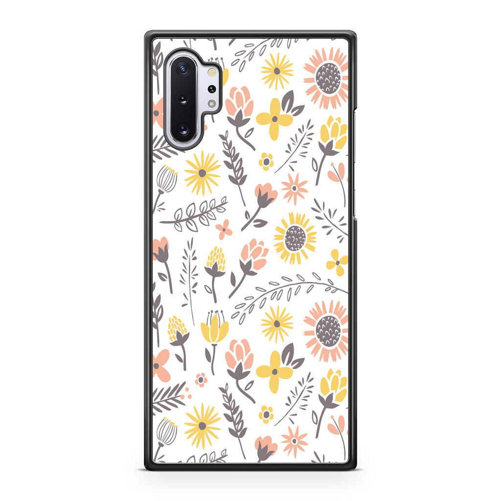 Spring Things Pattern Galaxy Note 10 Plus Case