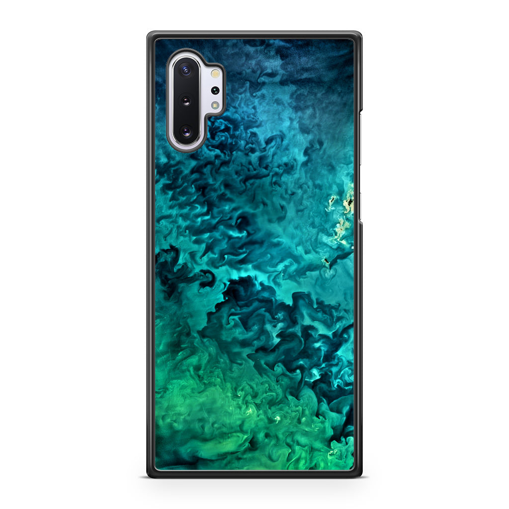 Swirls In The Yellow Sea Galaxy Note 10 Plus Case