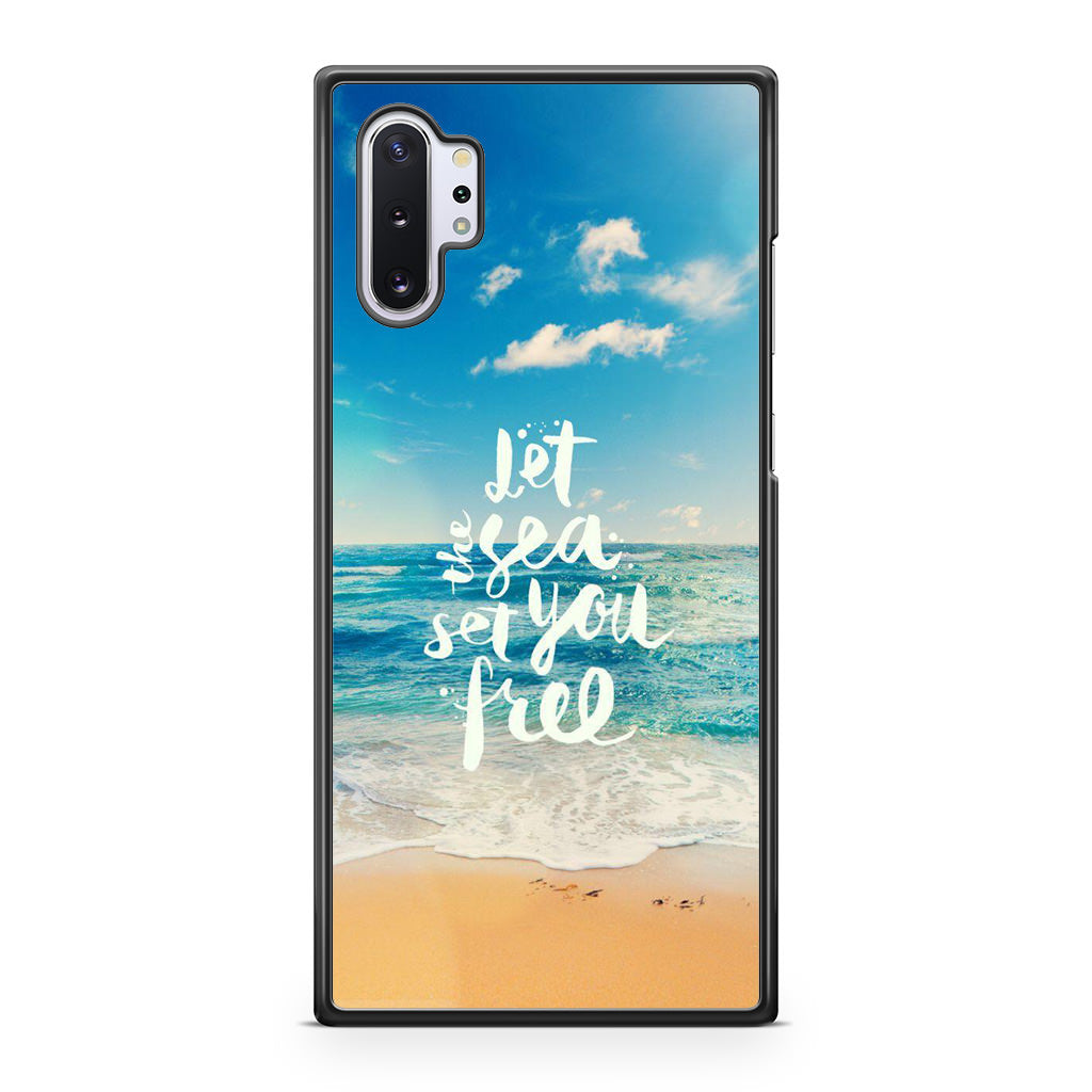 The Sea Set You Free Galaxy Note 10 Plus Case