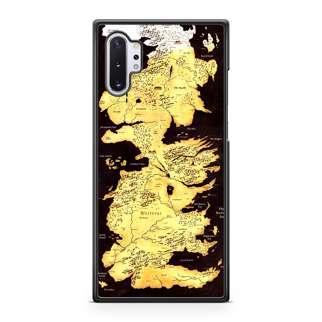 Westeros Map Galaxy Note 10 Plus Case