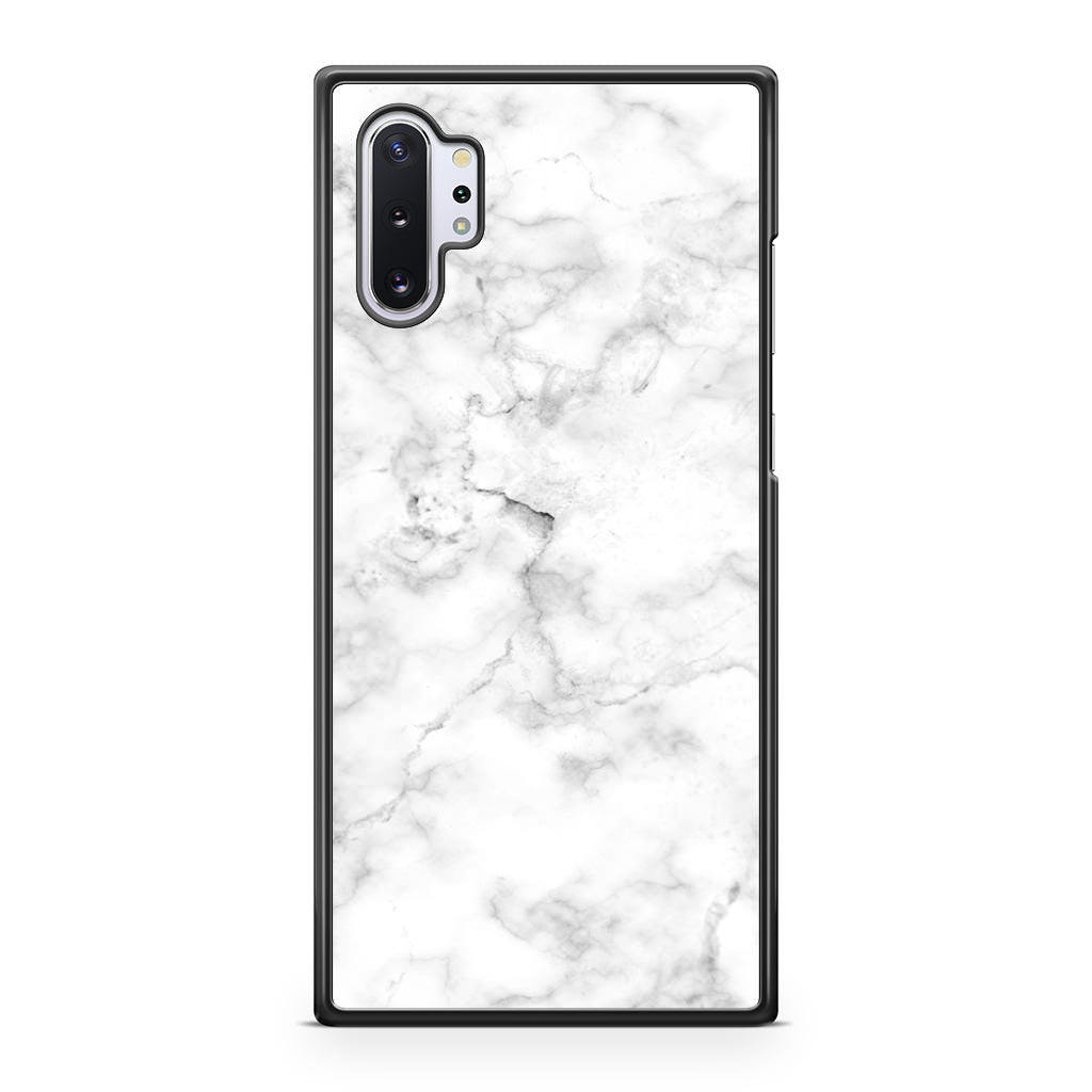 White Marble Galaxy Note 10 Plus Case